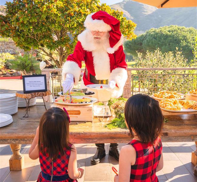 Pancakes with Santa